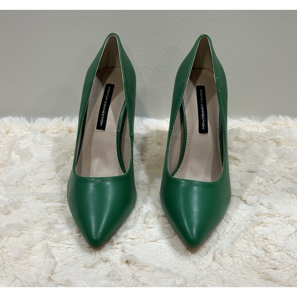 French Connection Womens Sierra Pointed Toe Comfortable Pumps Green Size 7 NWB - Picture 2 of 11